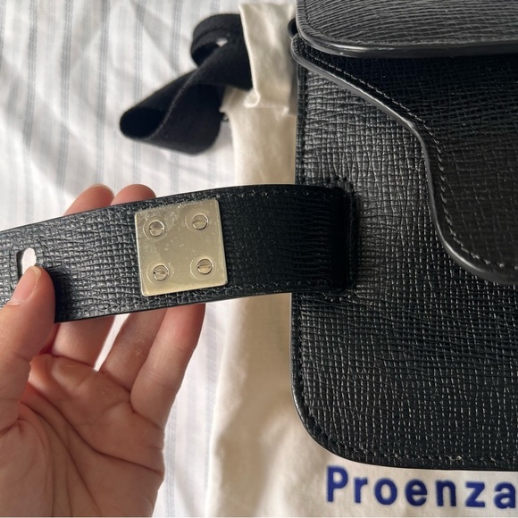 Authentic Proenza Schouler PS11 Mini Classic in Black Linosa Leather - Picture 5 of 14